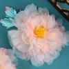 1 Pair Flower Hairpin For Women Handmade Gauze Gradient Peony Hair Clip Elegant Fairy Floral Hair Pin Exquisite Hair Accessories