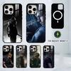 Leon Kennedy Telefoonhoesje Voor iPhone17,16,15,14,13,12,11 Plus,Pro Magnetisch Voor Magsafe Draadloos Opladen