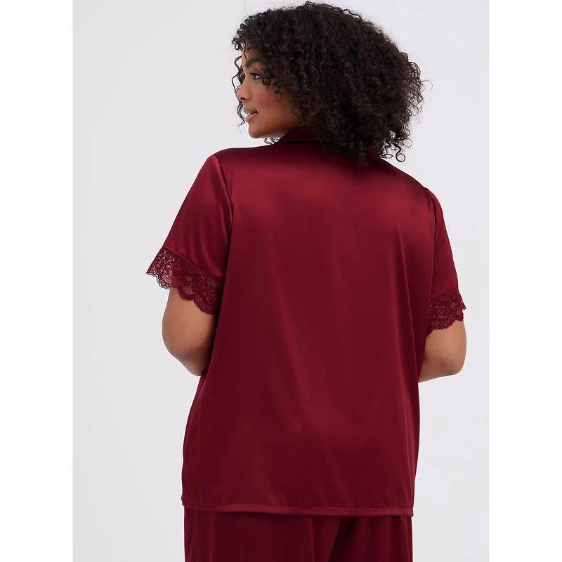 Summer Silk Pajamas Women's Clothing Summer Thin Ice Silk Short Sleeve Homewear Summer Artificial Silk Plus Size Single Blouse