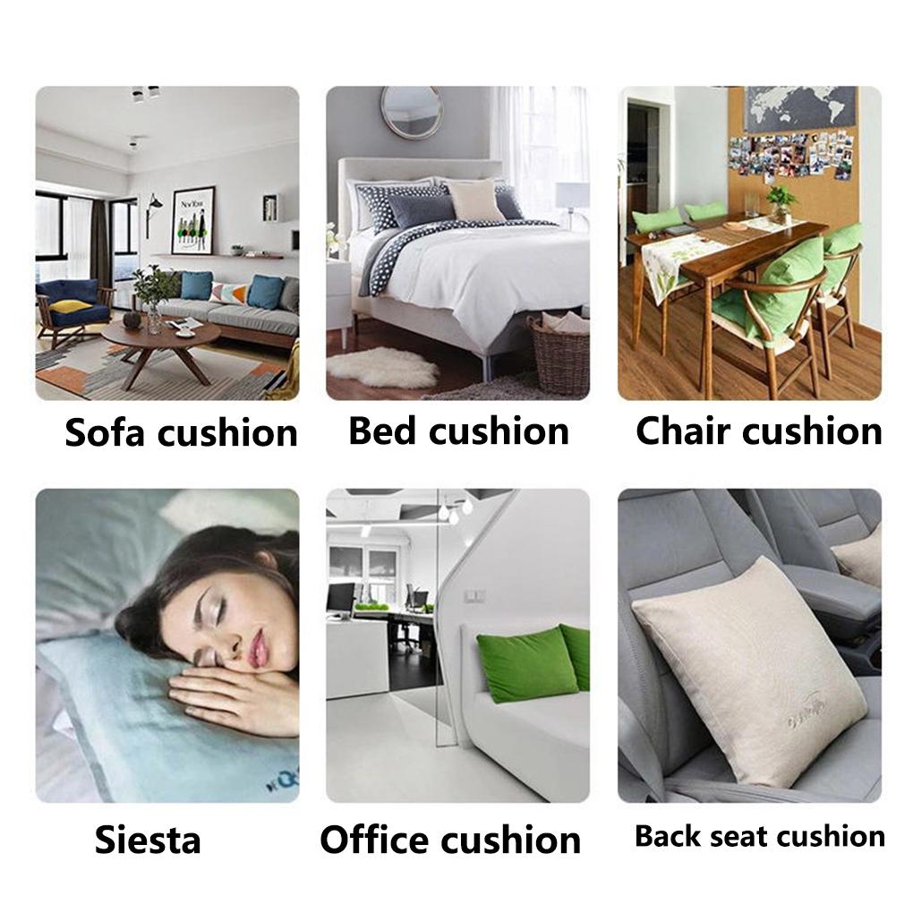 Throw Pillow Cover Christmas Elements Printing Pillowcase Decoration Polyester Washable Sofa Pillowslip