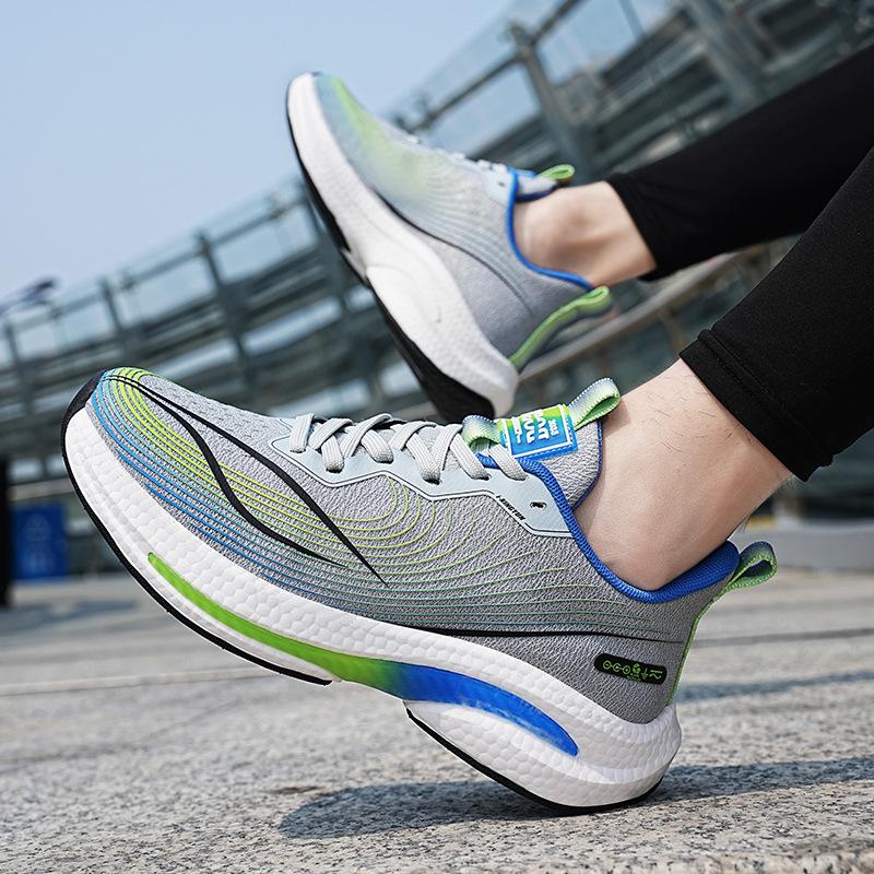 

Новые мужские туфли большого размера, модные сетчатые дышащие кроссовки разных цветов, мужские повседневные туфли на мягкой подошве для отдыха на открытом воздухе 39 чёрный