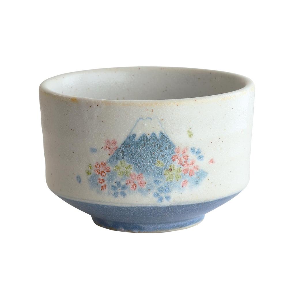 Dolce duo Matcha Sakura Fuji Mino Made in Perfect for the Tea Bowl, Design, Ware, Japan, 11cm, Approx. 420ml, Boxed, Ceremony, MW-1855