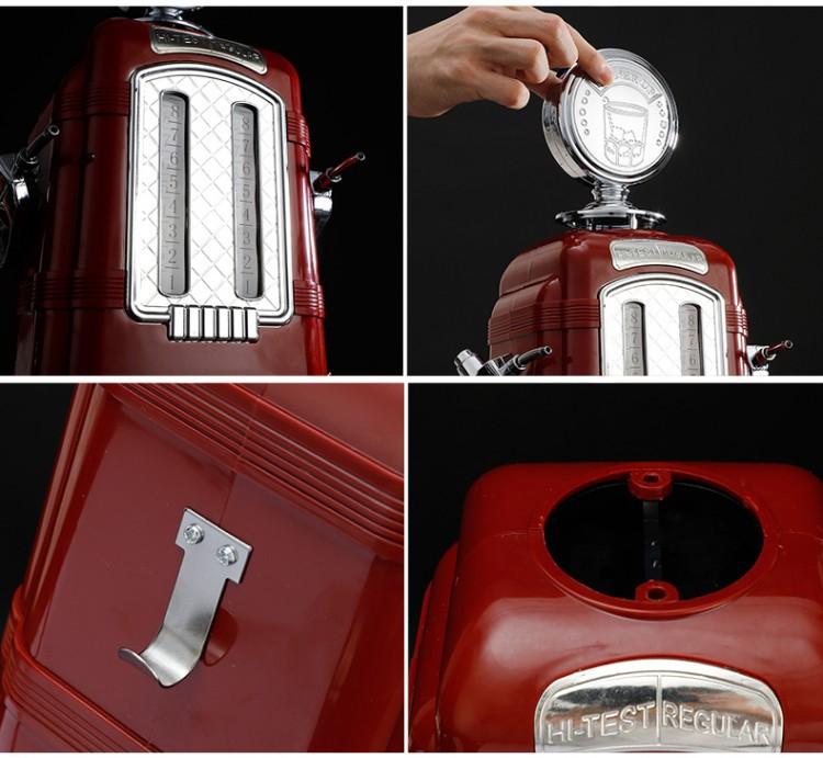Household Retro Creative Large Capacity Impact Resistant and Pressure Resistant Plastic 2L Bar Double Gun Wine Disperser Tool