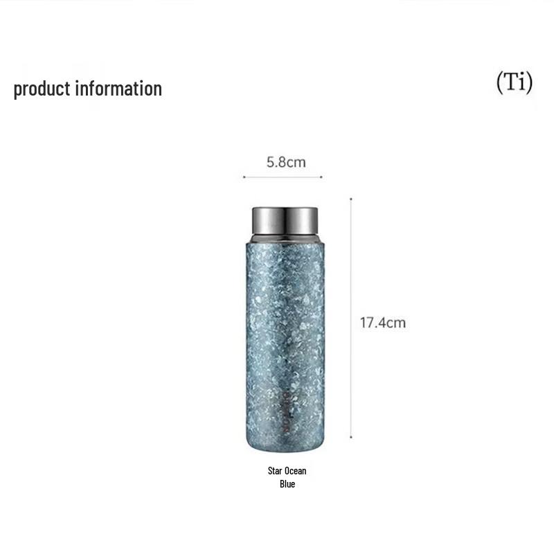 Deslon Lightweight Titanium Vacuum Insulated Travel Mug