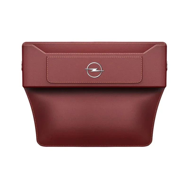 Car Seat Gap Storage Box Leather Crevice Side Pocket Wallet For Opel Astra Insignia Mokka Zafira Corsa Vectra Antara Meriva