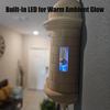 Puerto Wall Lamp, 3D Printed Style Night Light, Silent Lamp With LED, Puerto Home Decor For Bedroom, Living Room, Unique Puerto Gift