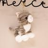 Cute Fluffy Kitten Pendant Plush Charm for Women's Bags & Car Keychains
