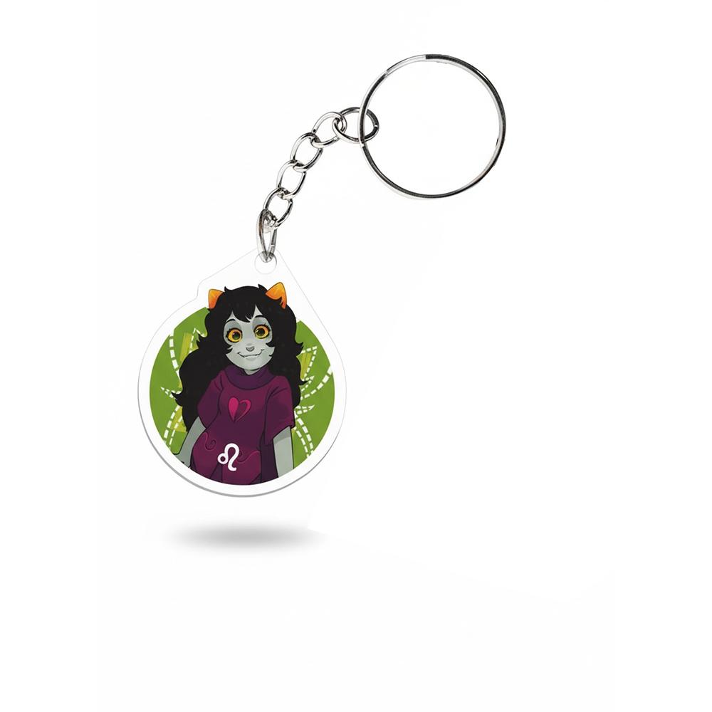 

Game Eridan Ampora Terezi Pyrope Sollux Captor Kurloz Makara Acrylic Keychain Backpack Accessories Valentine s Day Festival Gift