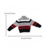 1/6 Doll Sweater Fuzzy Knitted Ribbed Green