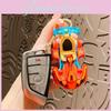 Creative Alloy Go-kart Keychain Adorable Car Pendant Charming Backpack Accessory