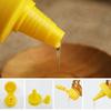 Plastic Honey Squeeze Bottle Salad Dressing/Oil Dispensers Flip Cap Refillable Condiment Containers Leak Proof Squeezable Bottle