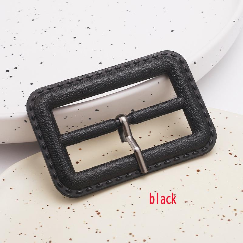 

10 шт./лот 3-5 см высококачественная ветровка пальто ремень пуговица черный кофейный прямоугольный пластиковый ремень пряжка аксессуар 35mm