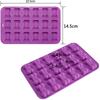 18 Cavity 3D Dog Bone Silicone Cookie Mold Chocolate Candy Ice Cake Mold For Baking Cake Decorating Tools Kitchen Baking Tool