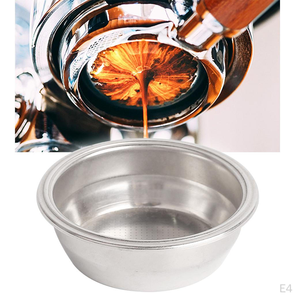 58 Filter Basket Permanent Portable Porous Stainless Steel for Coffee Machine