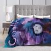 Coraline Artwork Creepy Mother Blankets Fleece Decoration  Multi-function Soft Throw Blanket for Bed Office Rug Piece