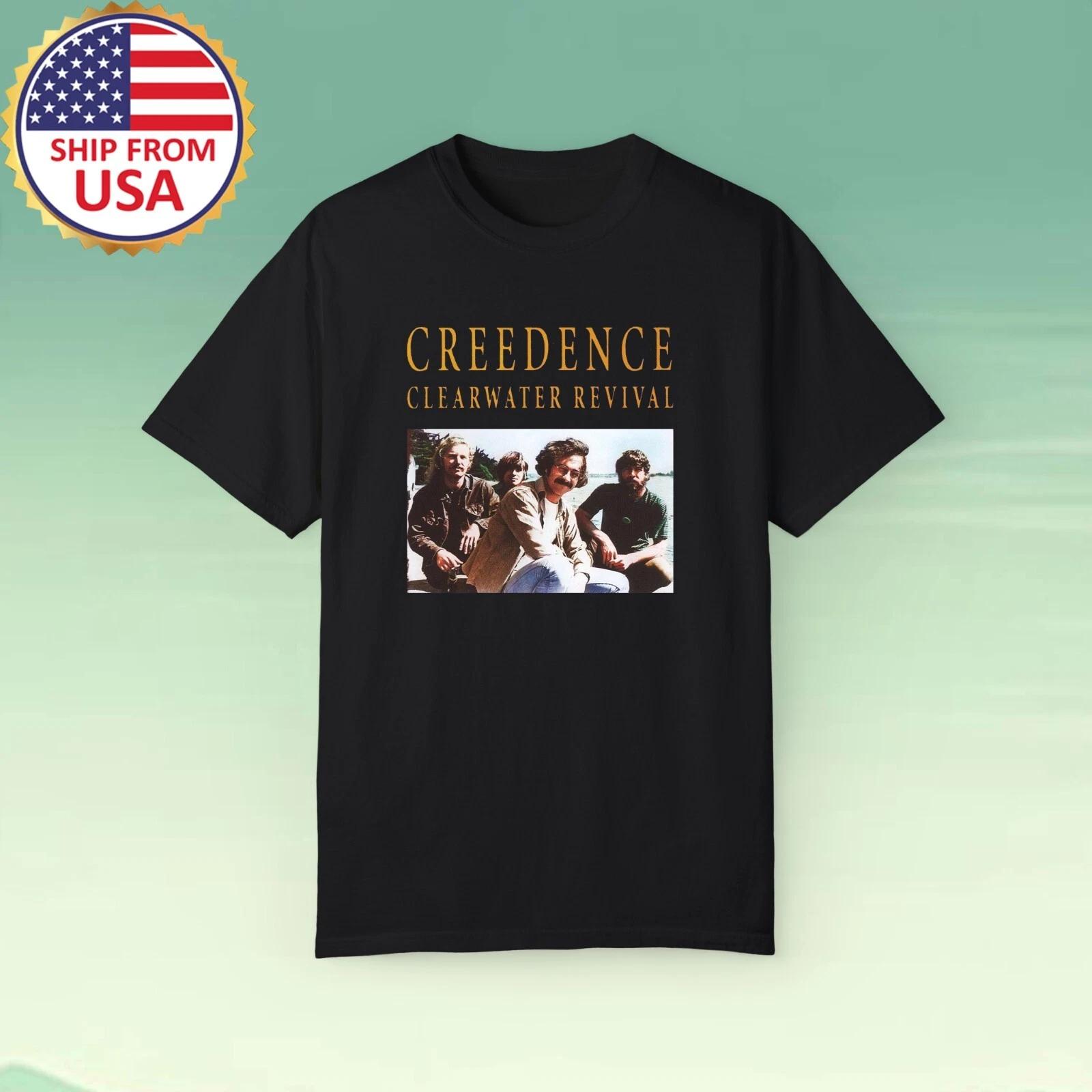 

Creedence Clearwater Revival New Men s Black Size S-5XL L