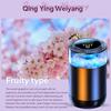Xiaomi Car Air Freshener USB Rechargeable, Smart Induction Auto On/Off Aromatherapy Diffuser with LED Light, Car Fragrance Air Purifier
