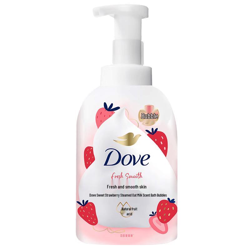 Dove Fruit Milk Nourishing Shower Foam 400g Duo Pack