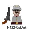MOC Amerikos pilietinio karo kareivių figūrėlės Statybiniai kaladėlės Vienišos žvaigždės sargybiniai Ginklai Pistoletas kepuraitė Armijos pėstininkai Kaladėlės Žaislai Vaikų dovana