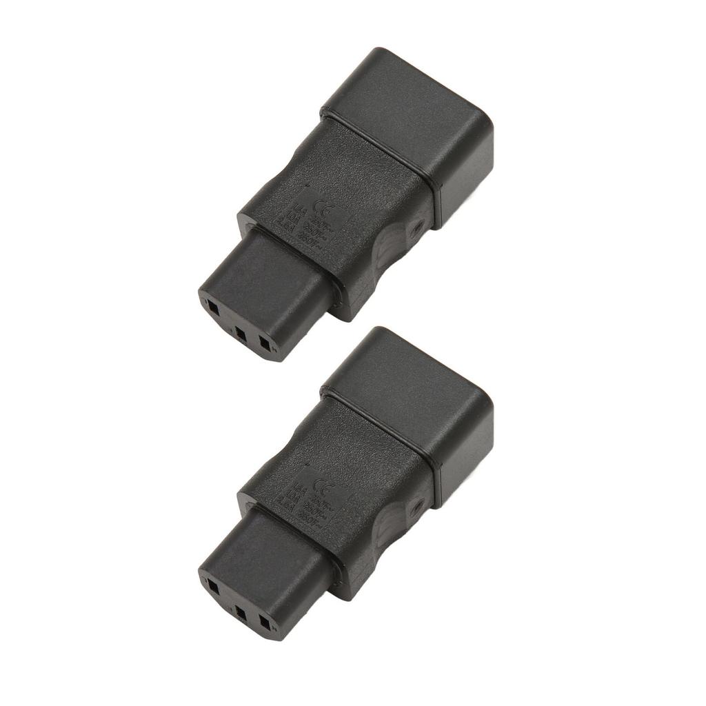 2PCS IEC320 C20 to IEC320 C13 Power Adapter Plug and Play C20 to C13 Power Socket Adapter for UPS PDU Server Ups Socket