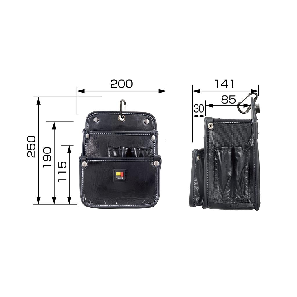 Tajima Safe System Detachable Tool Twin Easy to attach and can be attached to a belt easy to rearrange tool select and attach only the tools you