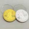 Xi'an Emperor, Qin Shihuang, No. 1 Terra Cotta Warriors, tourist attractions, gold plated coins, 45mm, commemorative coins, commemorative medals