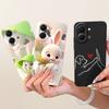 Für Tecno Spark Go 3 Hülle KN3 Niedliches Kaninchen Cartoon Cover Stoßfest Weiches TPU Handyhülle Für Tecno Spark GO 3 SparkGO3 Fundas Taschen