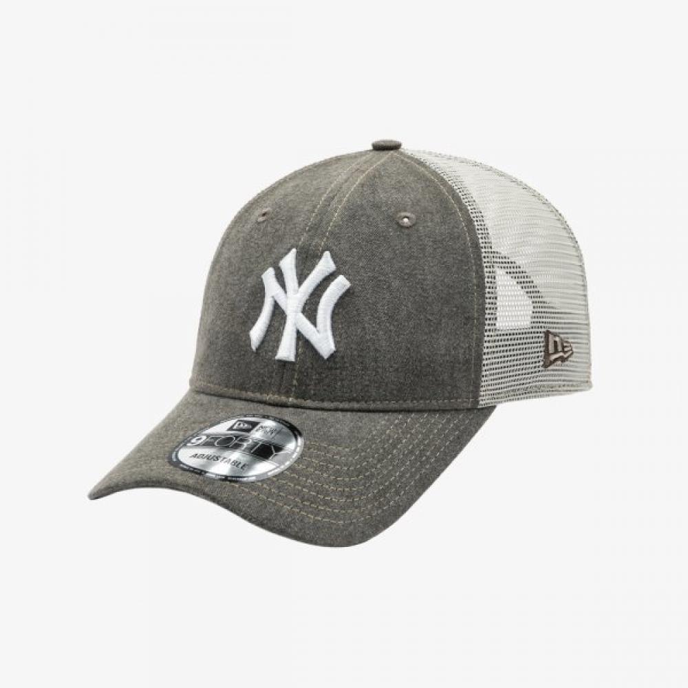 New Era Mlb New York Yankees Washed Cotton Unstructured Trucker Ballcap Brown Be BROWN/OSFM