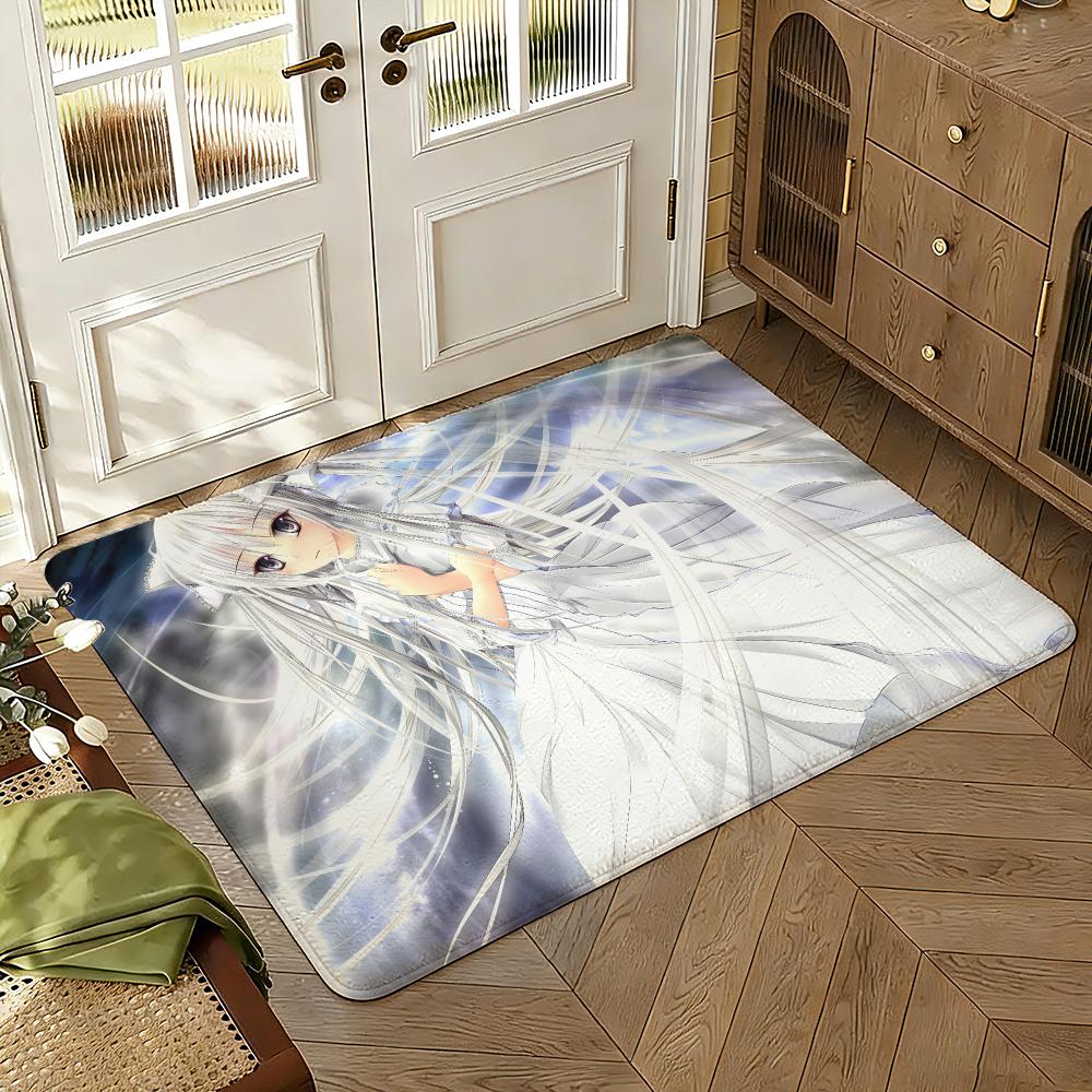 Yosuga no Sora Floor Mat Soft Thickened Absorbent Non-Slip Bedroom Living Room Door Mat Home Decor Flannel Rugs