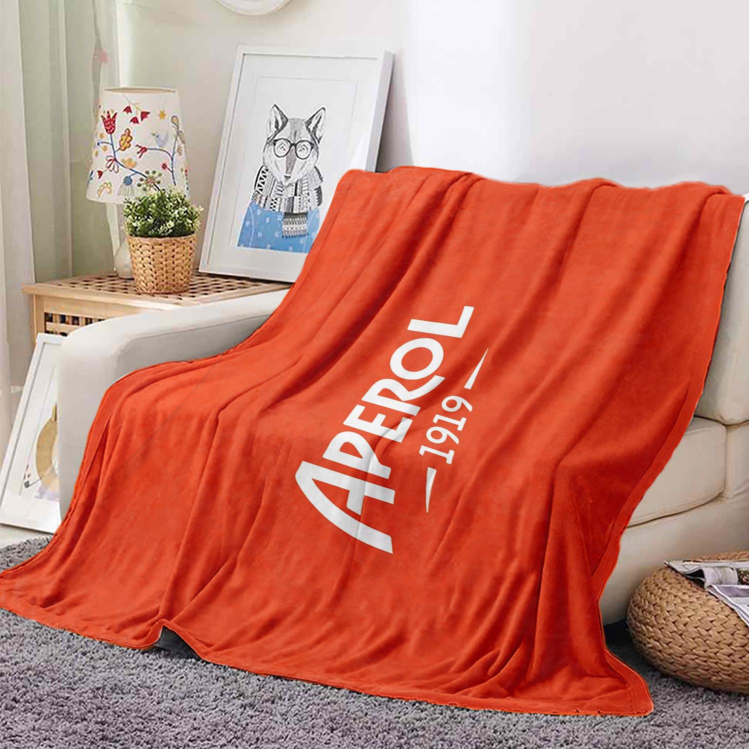 Moderne A-Aperols Weiche Flanelldecke für Betten Schlafzimmer Sofa Picknick, Überwurfdecke zum Zudecken Outdoor Freizeit Nickerchen Geschenk 75x90cm