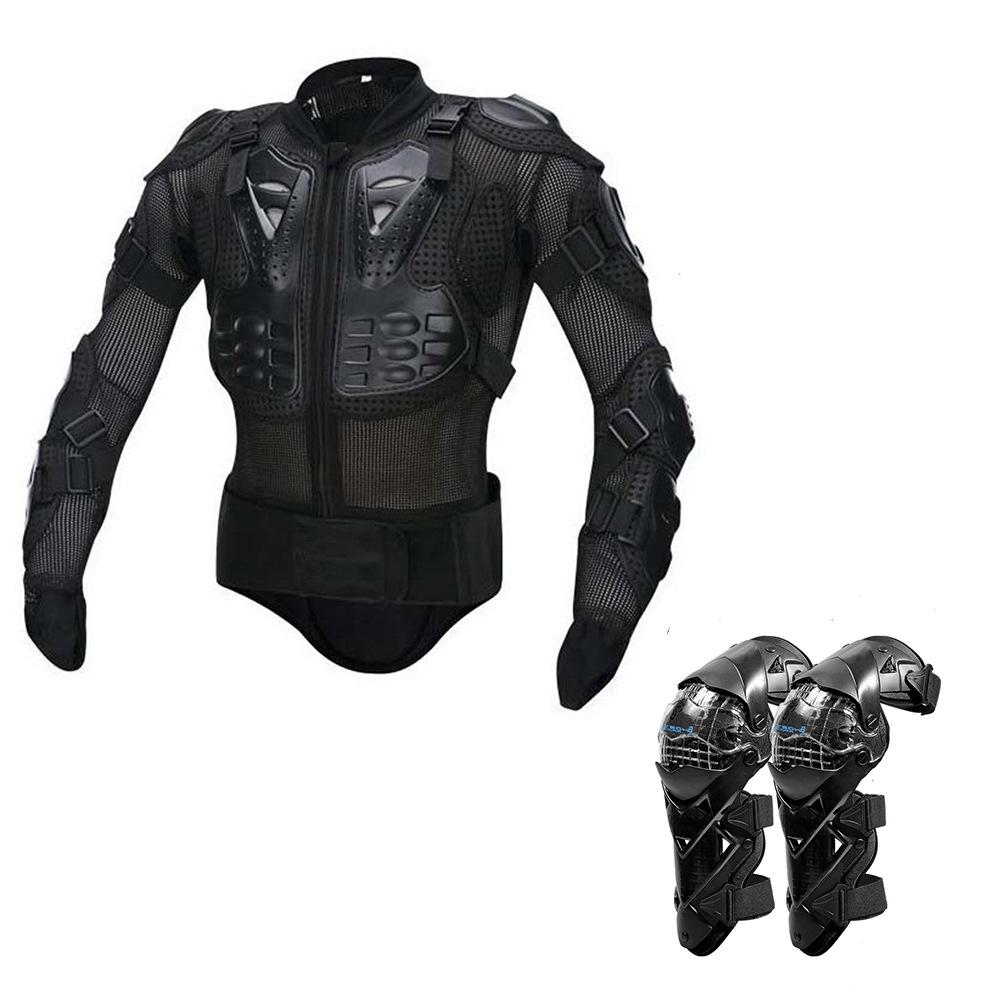 

Devil Motorcycle Armor Knight Suit with Protective Gear & Knee Pads for Riding Large