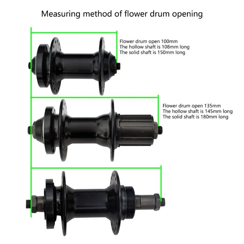 Bikes Repair Tool Accessory for Mountain Bike Bicycles Solid Axles Bicycles Front Rear Wheel Axles Bikes Wheel Hub Axles