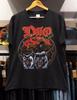 1990 Ronnie James DIO Lock Up the Wolves Signiertes Welttournee T-Shirt Unisex T-Shirt