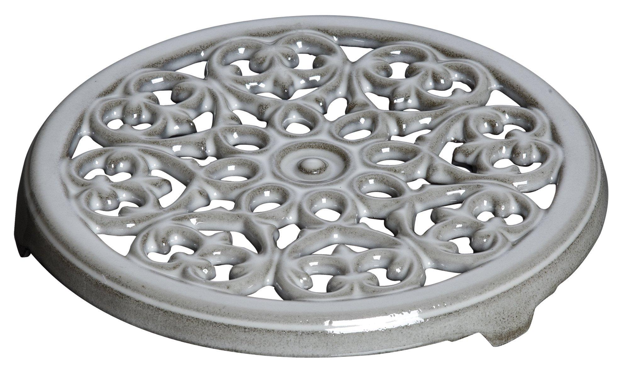 

Подставка для горшка Staub Trivet Grey, японский аксессуар Лилия 23 см [Авторизованный продукт] 40509-608