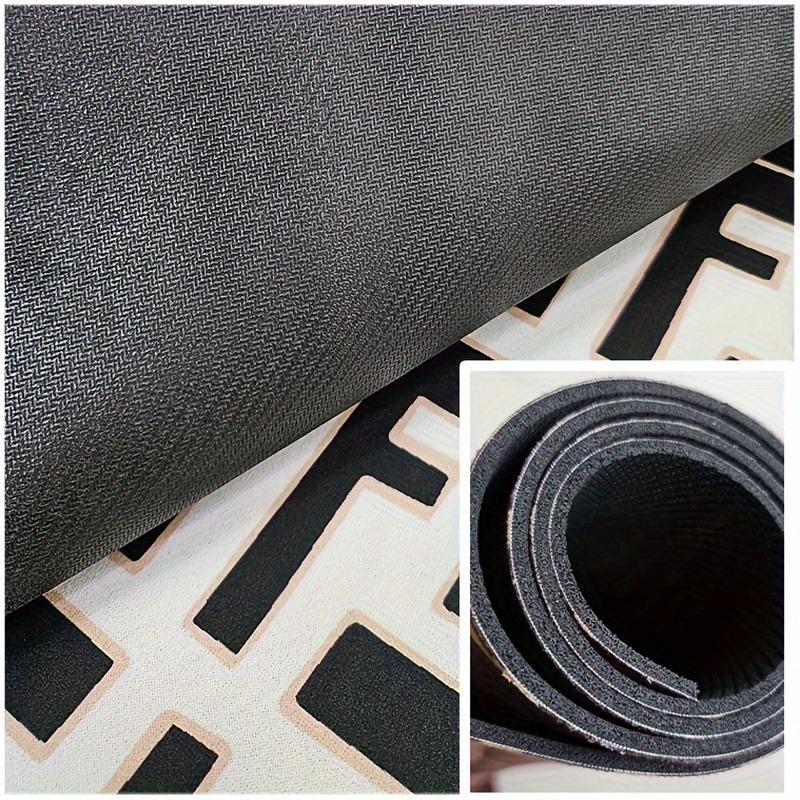 1 Stück/Set Vintage Floral Badematte, Rutschfeste Saugfähige Polyestermatte für Duscheingang Badezimmerboden Fleckenabweisend