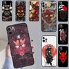 Samurai Oni Mask Case For Oppo A5 Pro A15 A16 A17 A57 A77 A94 A74 A54 A76 A96 A40 A60 A80 A18 A38 A58 A78 A98