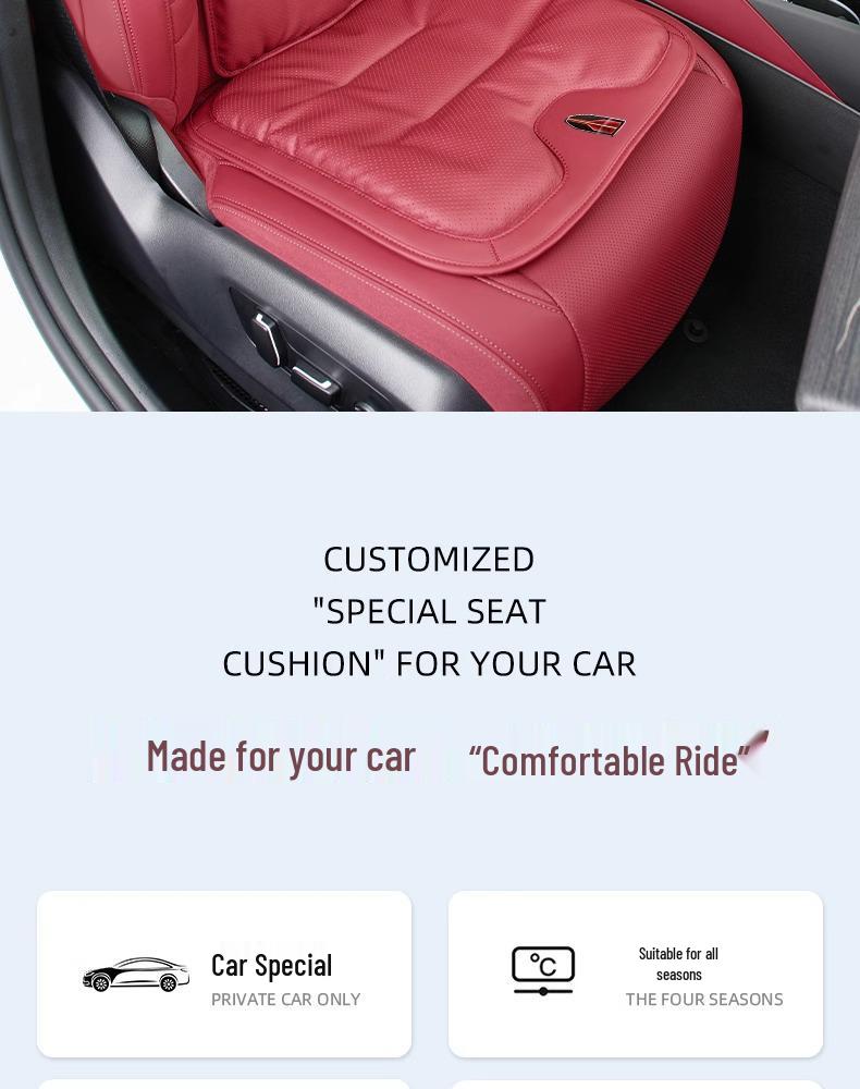 All-Season Seat Cushion for Hongqi Models: H5, H6, H9, HS3, HS5, HS7 - Summer-Ready Comfort
