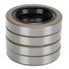 Trailer Hub Wheel Seal Kit for Dexter 010-019-00 10-19 Double Lip 3500 Lb Axle RV Boat