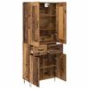 Highboard Reclaimed Wood Look 27.8 x 13.4 x 70.9 in (L x W x H) Particleboard