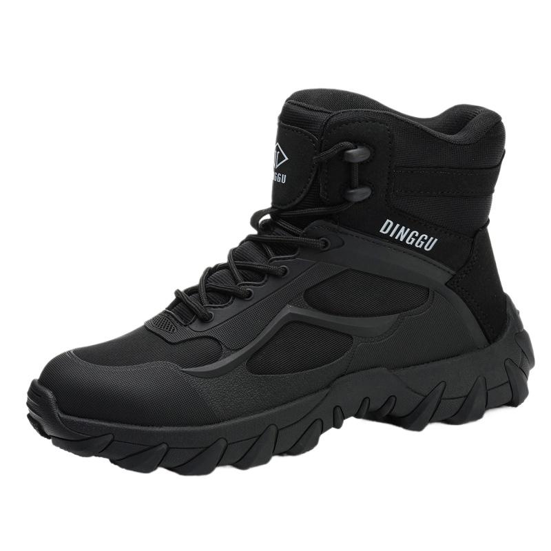 Steel Toe Work Boots for Men Anti Smash Anti Puncture Construction Site Safety Shoes Male Anti-Slip Industrial Protective Shoes