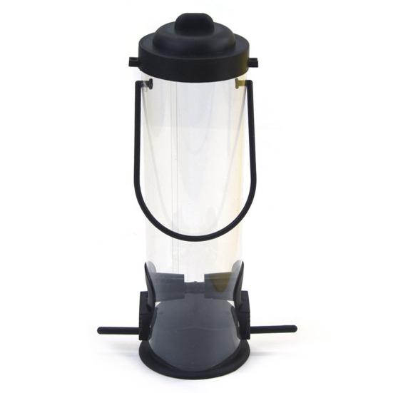 Outdoor Hanging Bird Feeder Hummingbird Food Holder Transparent Large Capacity Easy To Refill Wild Bird Feeder