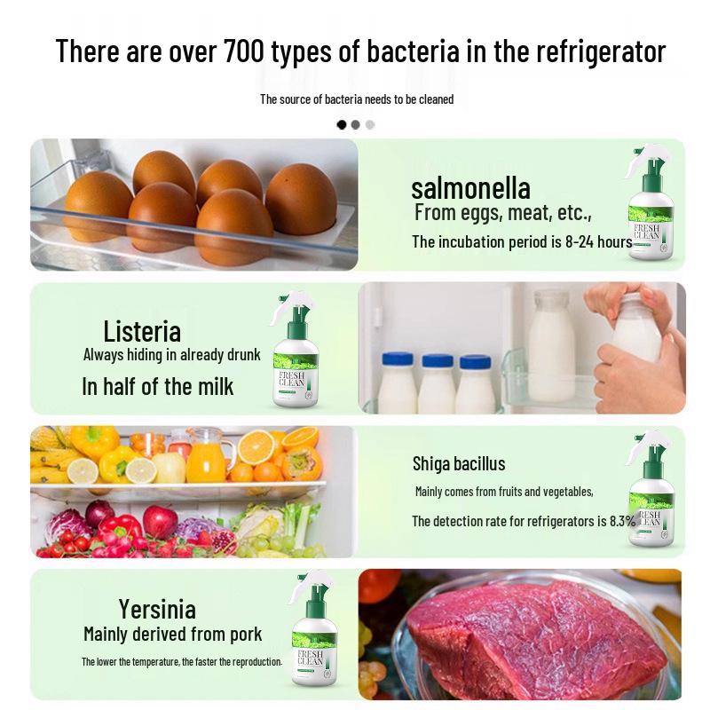 Multi-Purpose Refrigerator Deodorizer: Eliminates Rotting and Meat Smells, Sterilizes, Freshens, and Removes Odors