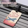 Travel Accessories Creative Baggage Boarding Tags Luggage Tag Animal Cartoon Silica Gel Suitcase Id Addres Holder Portable Label