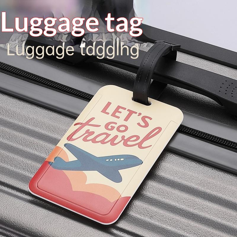Travel Accessories Creative Baggage Boarding Tags Luggage Tag Animal Cartoon Silica Gel Suitcase Id Addres Holder Portable Label