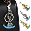 Keychain Pendant Snail Design Key Holder with Lobster Clasp Key Ring Backpacks Tote Bags Mobile Phone Accessory