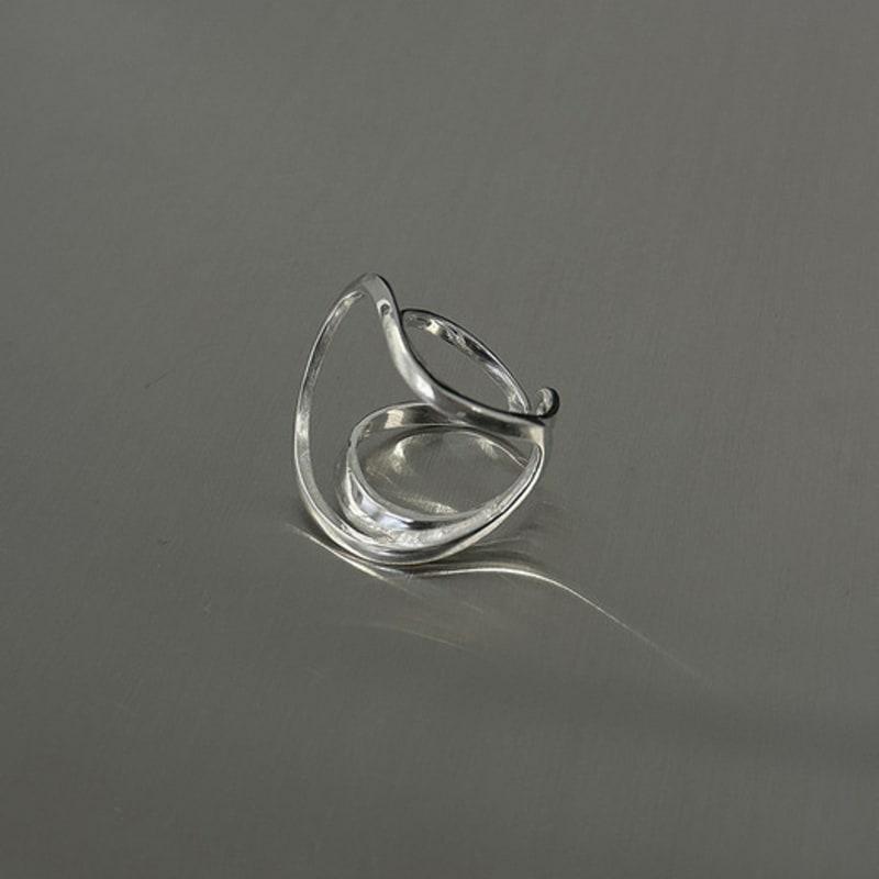 Mosxe [925silver] Out Frame Ring