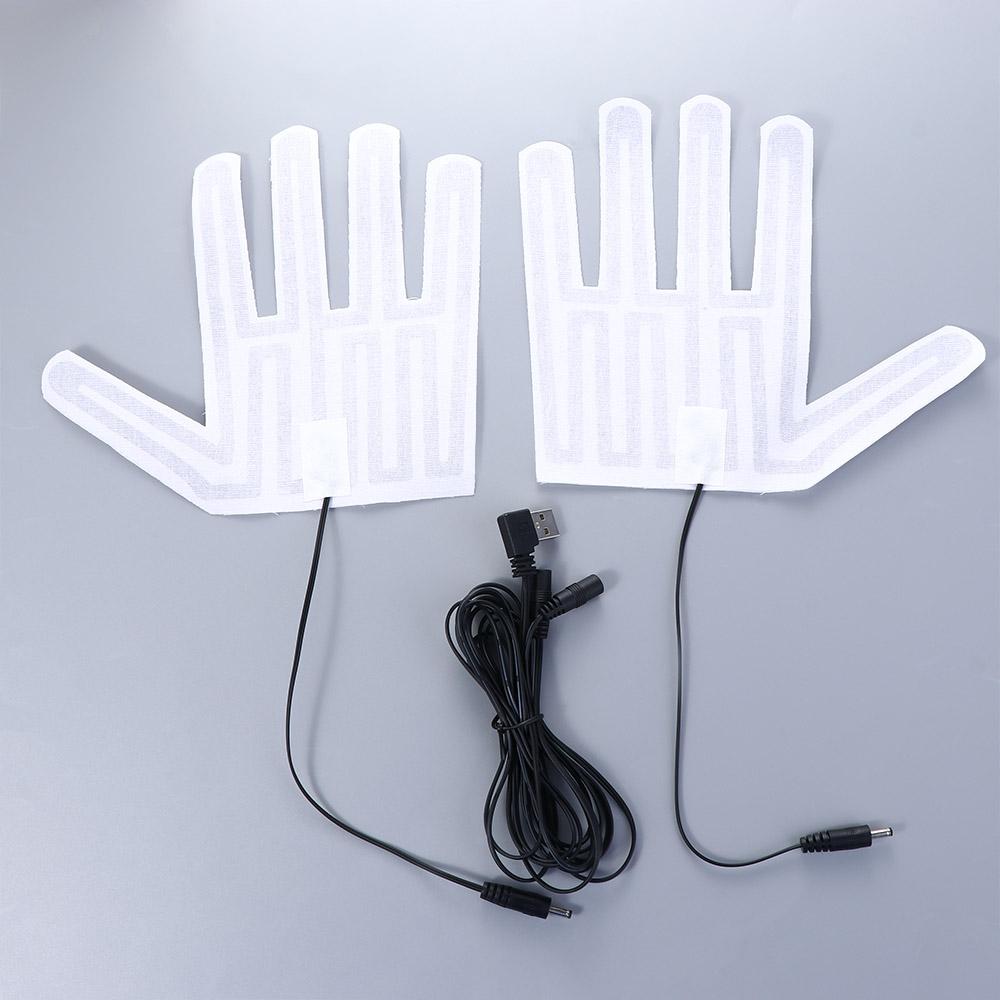 Gloves USB Heated Gloves Pad Electric Heating Film Glove Heating Sheet Gloves Heating Pad