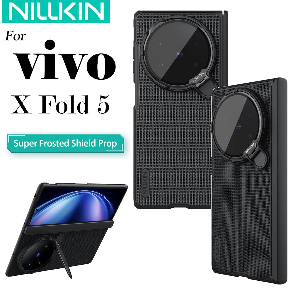 Nillkin Für Vivo X Fold 5 Super Frosted Shield Prop Case Kamera Klapphalterung Ultradünne Matte PC Anti Stoßfeste Rückseite
