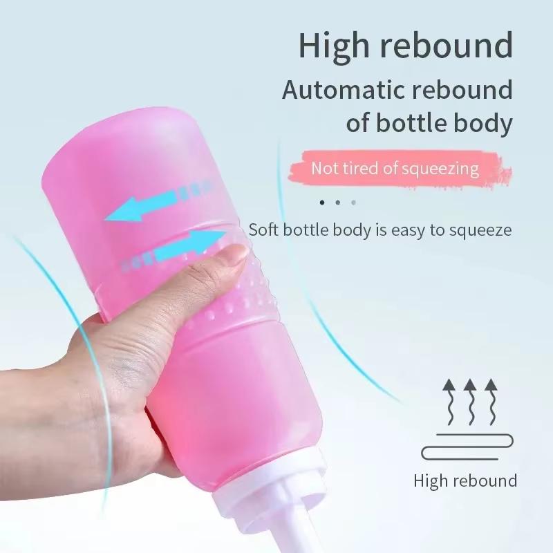 500ML Neues Tragbares Bidet Spray Handheld Reisebidet Für Schwangere Frauen Babypflege Wasserwaschflasche