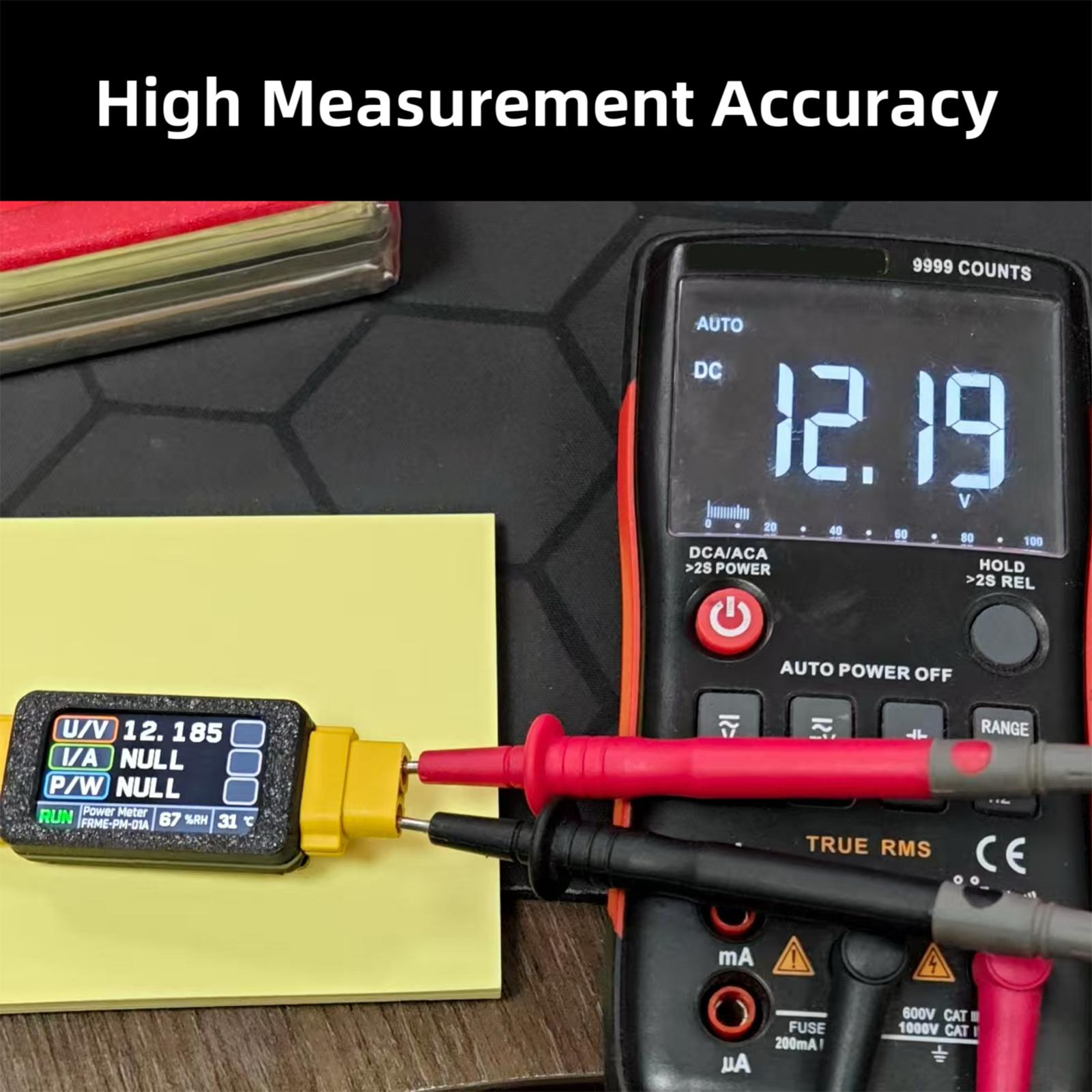 

5-34V 30A XT60 Digital Voltmeter Power Meter Temperature & Humidity Meter China Mainland